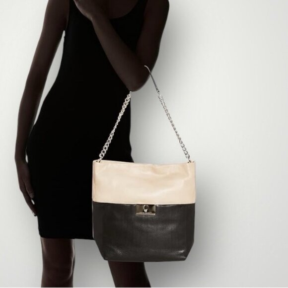 Handbags - Adolpho Dominguez Large Leather Shoulder Bag